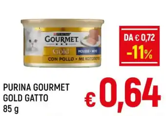 A&O PURINA GOURMET GOLD GATTO 85 g offerta