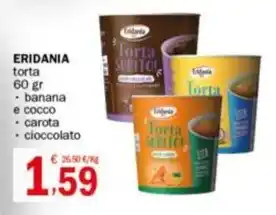Crai ERIDANIA torta 60 gr offerta