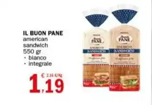 IL BUON PANE american sandwich