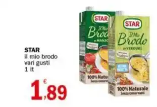 STAR il mio brodo vari gusti 1 lt
