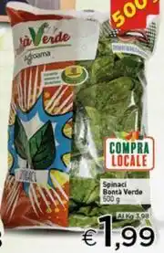 Crai Spinaci Bontà Verde 500 g offerta