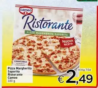 Crai Pizza Margherita Saporita Ristorante Cameo 330 g offerta