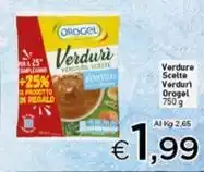 Crai Verdure Scelte Verdurì Orogel 750 g offerta