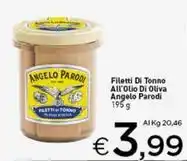 Crai Filetti Di Tonno All'Olio Di Oliva Angelo Parodi 195 g offerta