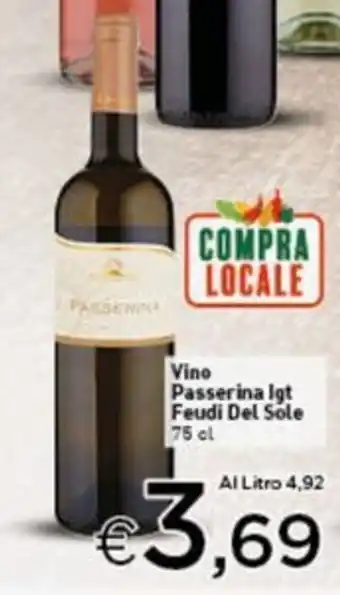 Crai Vino Passerina Igt Feudi Del Sole 75 cl offerta
