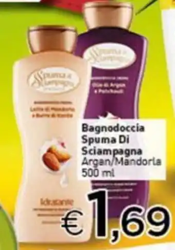 Crai Bagnodoccia Spuma Di Sciampagna Argan/Mandorla 500 ml offerta