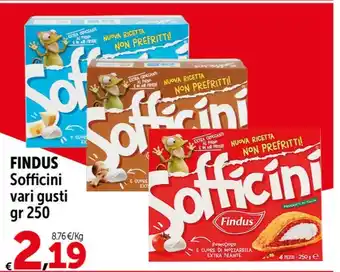 FINDUS Sofficini vari gusti gr 250