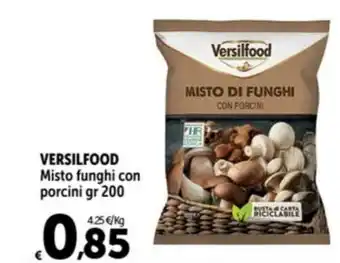 Carrefour Market VERSILFOOD Misto funghi con porcini gr 200 offerta