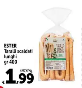 Carrefour Market ESTER Taralli scaldati lunghi gr 400 offerta