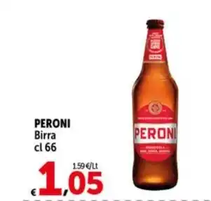 Carrefour Market PERONI Birra cl 66 offerta