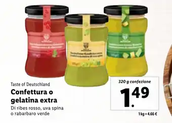 Taste of Deutschland Confettura o gelatina extra 320 g confezione