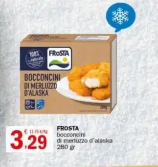 Crai FROSTA bocconcini di merluzzo d'alaska 280 gr offerta