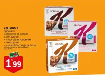 Crai KELLOGG'S special k 6 barrette di cereali offerta