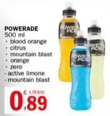 Crai POWERADE 500 ml offerta