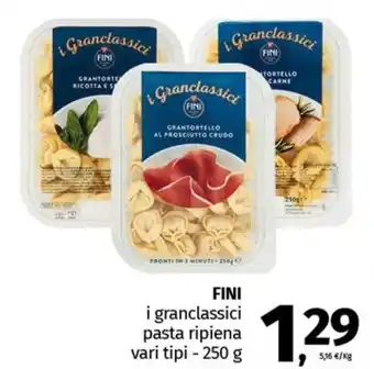 Pam FINI i granclassici pasta ripiena vari tipi - 250 g offerta
