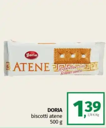 Pam DORIA biscotti atene 500 g offerta