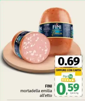 Pam FINI mortadella emilia all'etto offerta
