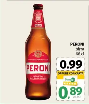 Pam PERONI birra 66 cl offerta