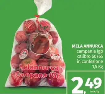 Pam MELA ANNURCA campania igp calibro 60/65 in confezione 1,5 Kg offerta