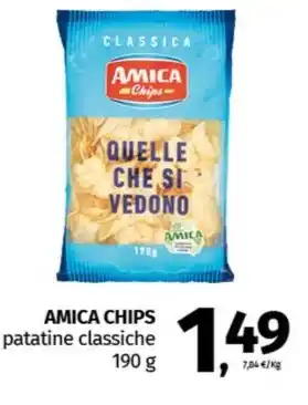 Pam AMICA CHIPS patatine classiche 190 g offerta