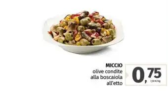 Pam MICCIO olive condite alla boscaiola all'etto offerta