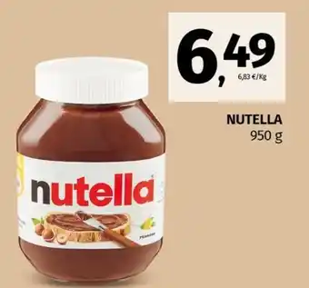 Pam NUTELLA 950 g offerta
