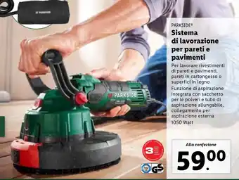 Lidl PARKSIDE Sistema di lavorazione per pareti e pavimenti offerta