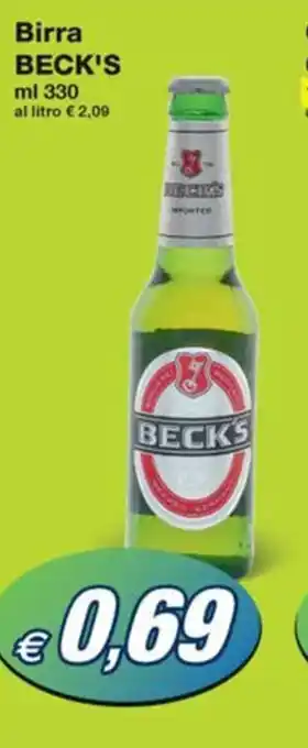 Prix Quality Birra BECK'S ml 330 offerta