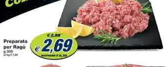 Prix Quality Preparato per Ragù g 350 offerta