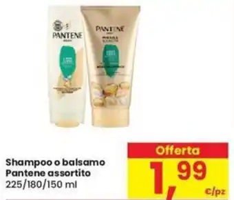 Despar Shampoo o balsamo Pantene assortito 225/180/150 ml offerta