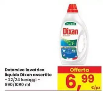 Despar Detersivo lavatrice liquido Dixan assortito - 22/24 lavaggi - 990/1080 ml offerta