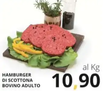 Supermercati Visotto HAMBURGER DI SCOTTONA BOVINO ADULTO offerta