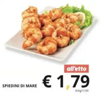 Supermercati Visotto SPIEDINI DI MARE offerta