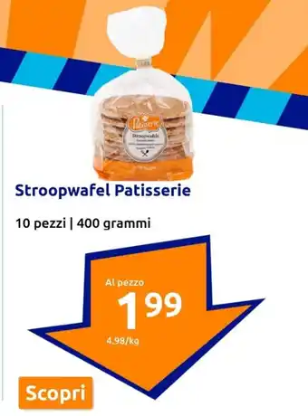 Action Stroopwafel Patisserie 10 pezzi | 400 grammi offerta