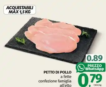 Pam PETTO DI POLLO a fette confezione famiglia all'etto offerta