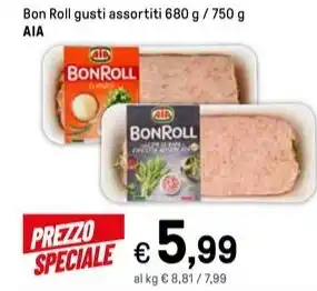 Iper La Grande Bon Roll gusti assortiti 680 g / 750 g AIA offerta