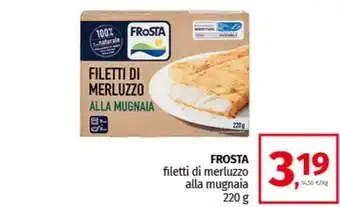 Pam FROSTA filetti di merluzzo alla mugnaia 220 g offerta