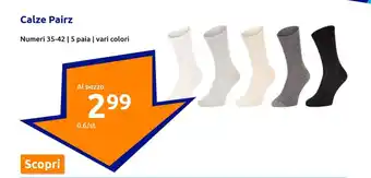 Action Calze Pairz offerta