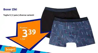 Boxer Ziki Taglia S 2 paia