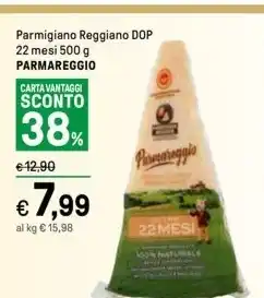 Iper La Grande Parmigiano Reggiano DOP 22 mesi 500 g PARMAREGGIO offerta