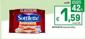 Iper La Grande SOTTILETTE classiche 200 g offerta