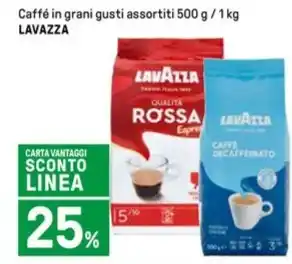 Iper La Grande Caffé in grani gusti assortiti 500 g / 1 kg LAVAZZA offerta