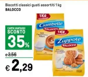 Biscotti classici gusti assortiti 1 kg BALOCCO