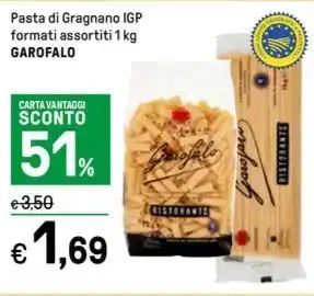 Iper La Grande Pasta di Gragnano IGP formati assortiti 1 kg GAROFALO offerta