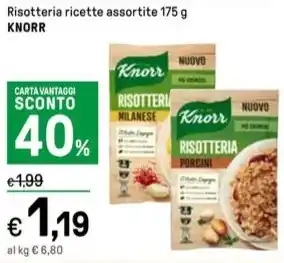 Iper La Grande Risotteria ricette assortite 175 g KNORR offerta