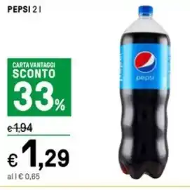 Iper La Grande PEPSI 2 L offerta