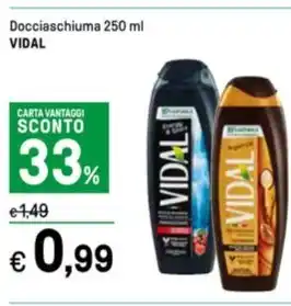 Iper La Grande Docciaschiuma 250 ml VIDAL offerta