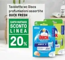 Iper La Grande Tavolette wc Discs profumazioni assortite DUCK FRESH offerta
