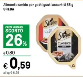 Alimento umido per gatti gusti assortiti 85 g SHEBA