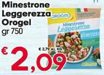 Despar Minestrone Leggerezza Orogel gr 750 offerta